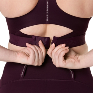 Image 6 of 7 of Women's DARK AUBERGINE ROAD COMBINATION BRA Women's Sports Bras