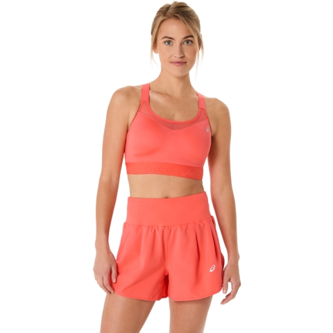 Женские спортивные бра ASICS Road Combination Bra, цвет: Коралловый