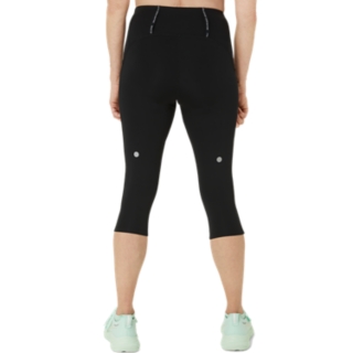 Women's ROAD HIGH WAIST CAPRI TIGHT, Performance Black