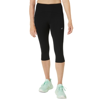 Women's ROAD HIGH WAIST CAPRI TIGHT, Performance Black