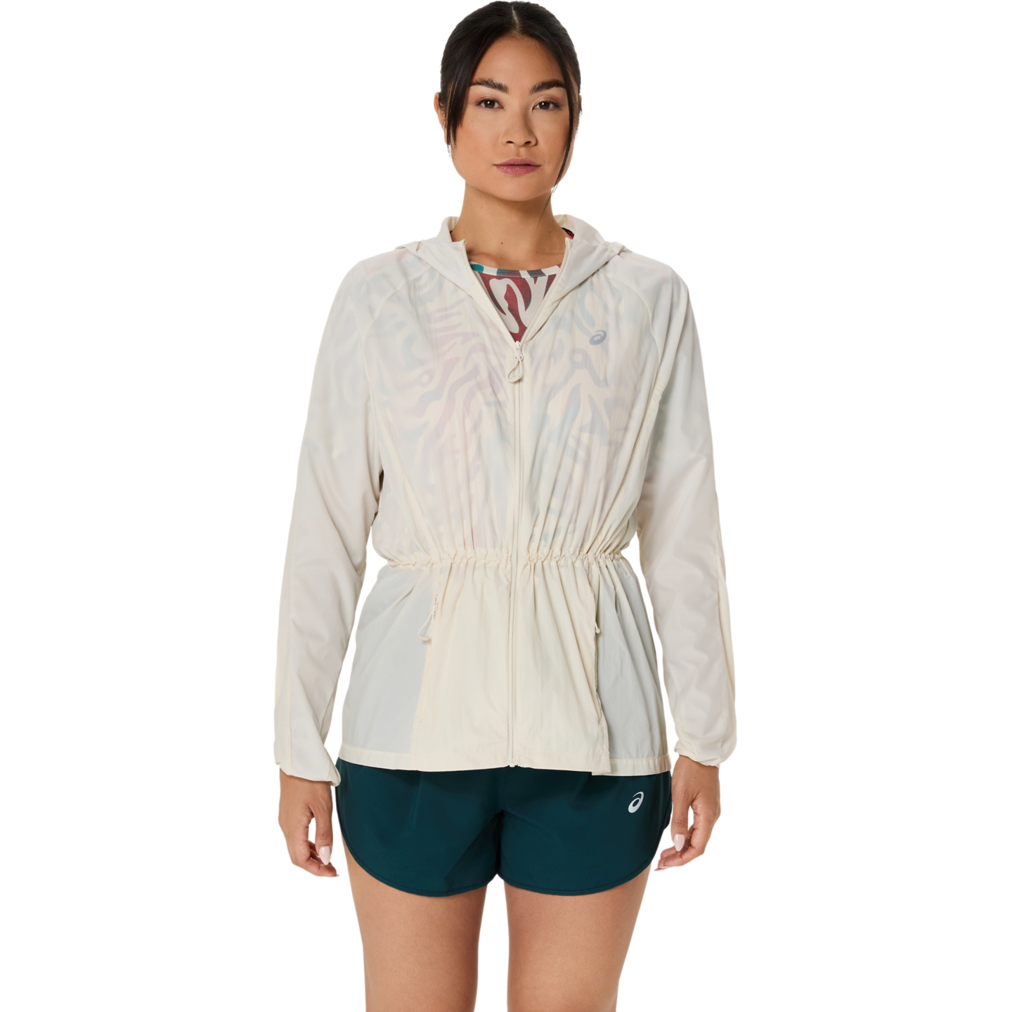 Женская куртка ASICS Road Packable, цвет: Берёзовый — фото 1