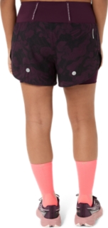 ROAD ALL OVER PRINT 2-N-1 3.5IN SHORT, Dark Aubergine 2