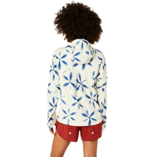 METARUN SHIBORI WATERPROOF JACKET, Birch/Blue Expanse