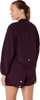 NAGINO RUN ADJUSTABLE JACKET, Dark Aubergine 2