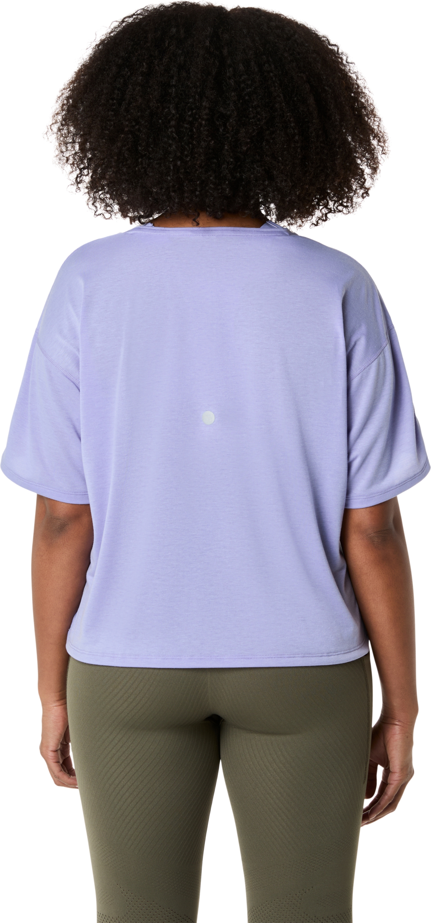 Женский топ ASICS Nagino Run Adjustable Short Sleeve Top, цвет: Bluebell — фото 2