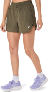 NAGINO 4IN RUN SHORT DARK OLIVE