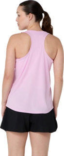 Image 2 of 5 of Women's HAZY LILAC ASICS SILVER TANK Alll Women Clothing