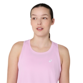 Image 4 of 5 of Women's HAZY LILAC ASICS SILVER TANK Alll Women Clothing