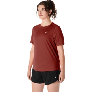 ASICS CORE SS TOP, Singed Red 3