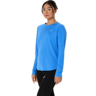 ASICS CORE LS TOP, Blue Coast 3
