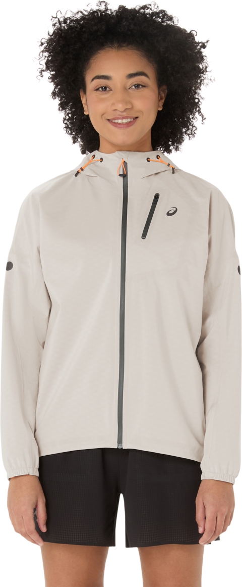 Женская куртка ASICS Fujitrail Elite Waterproof, цвет: Кремовый