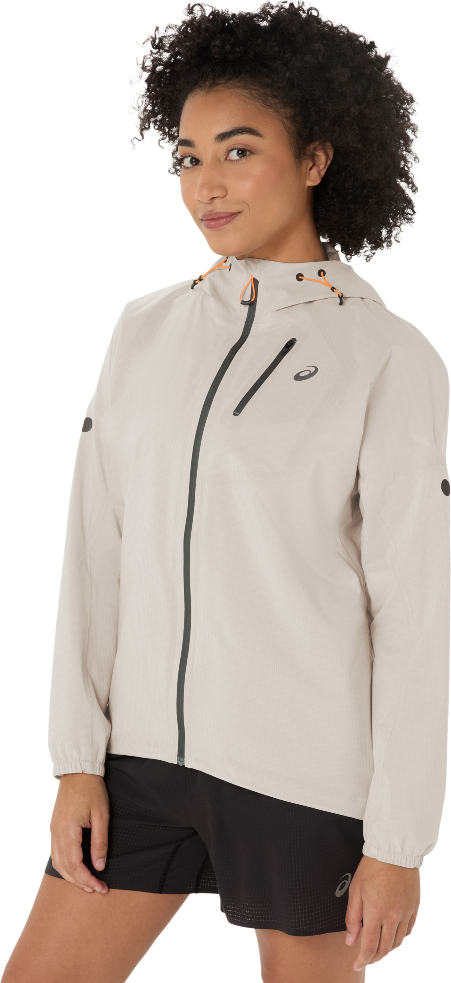 Женская куртка ASICS Fujitrail Elite Waterproof, цвет: Кремовый — фото 3