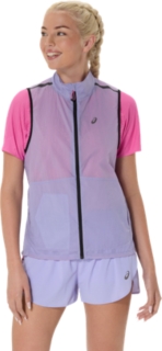 METARUN PACKABLE GILET Women Vapor Women s Jackets Vests ASICS IE