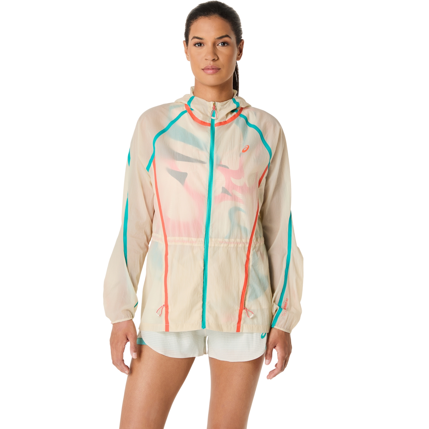 Женская куртка ASICS Limited Series Road Packable, цвет: Берёзовый — фото 1