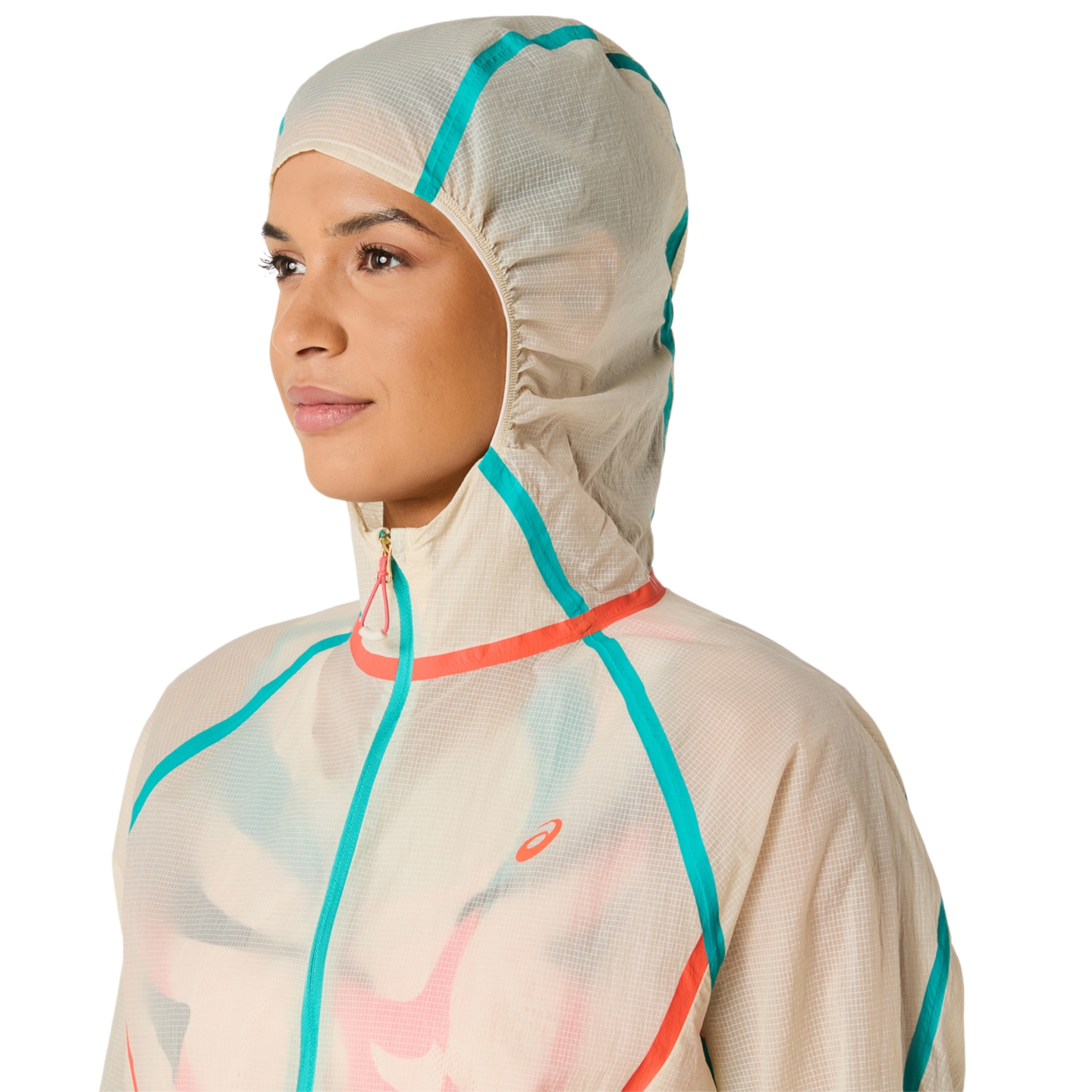 Женская куртка ASICS Limited Series Road Packable, цвет: Берёзовый — фото 8