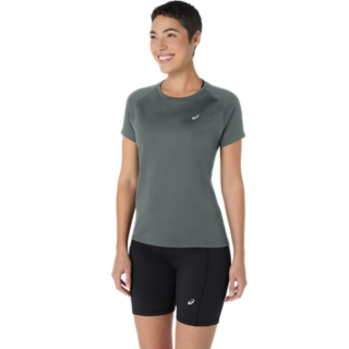 SPORT RUN TOP, Monument Blue 3