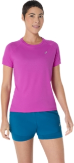 SPORT RUN TOP Women Bold Magenta Damen Oberteile mit kurzen Armeln ASICS DE