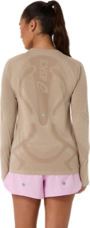 ROAD SEAMLESS LS TOP, Greige 2