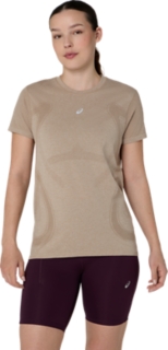 Alternative image view of ROAD SEAMLESS SS TOP,  GREIGE