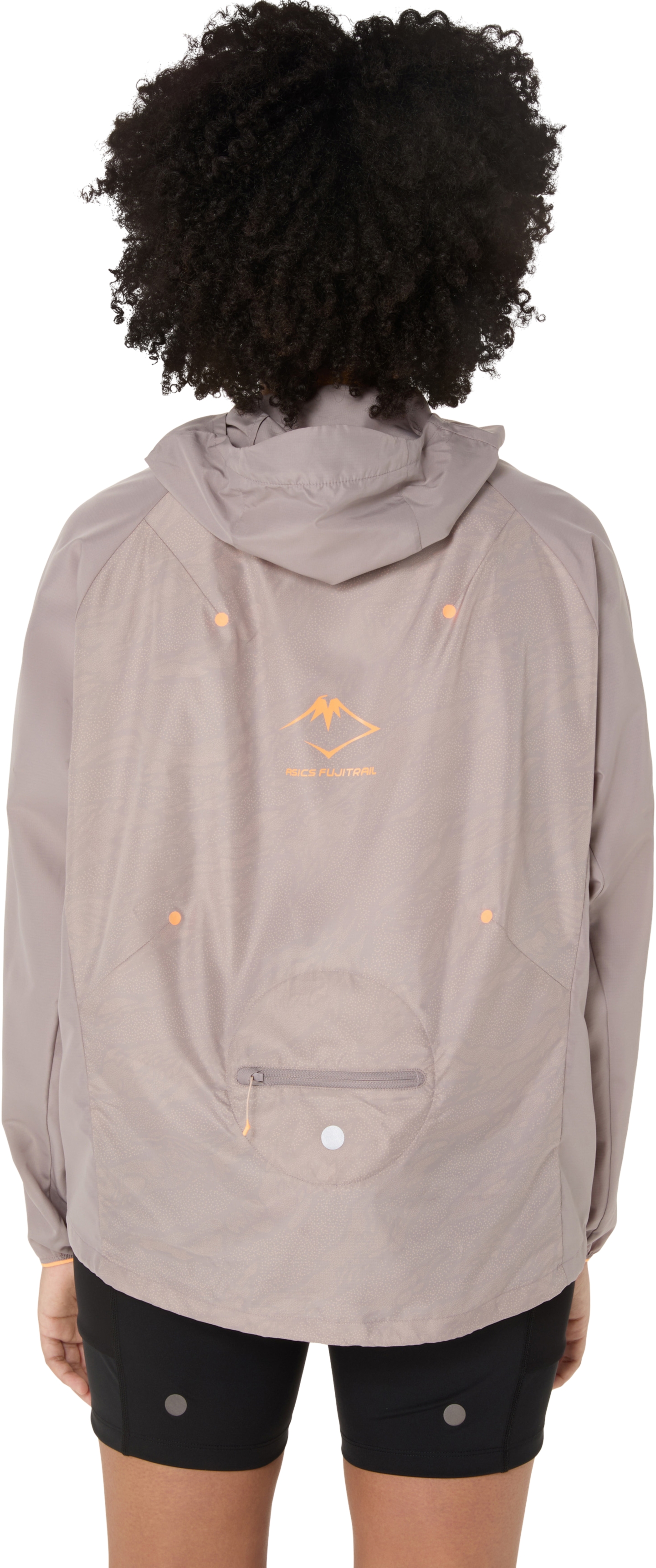 Женская куртка ASICS Fujitrail Packable Windbreaker, цвет: Серый — фото 2