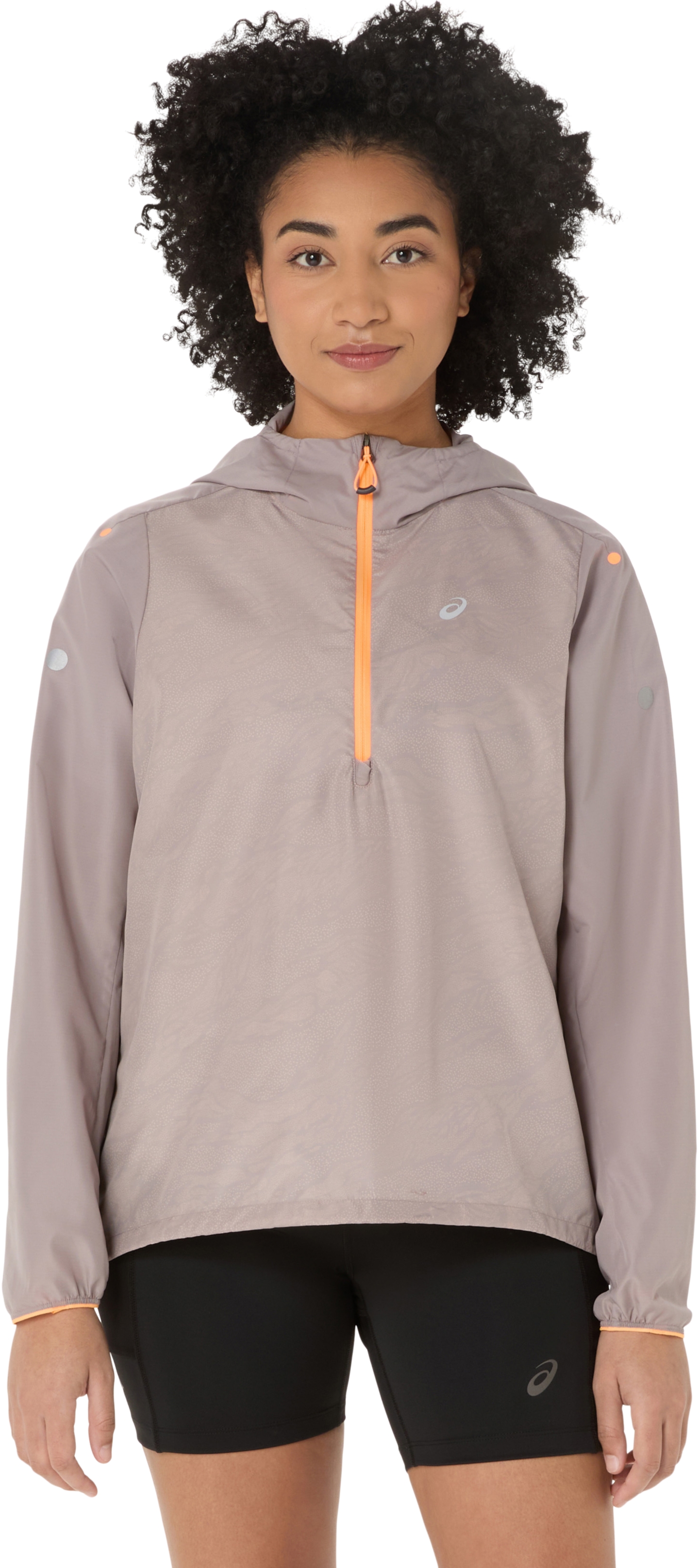 Женская куртка ASICS Fujitrail Packable Windbreaker, цвет: Серый — фото 1