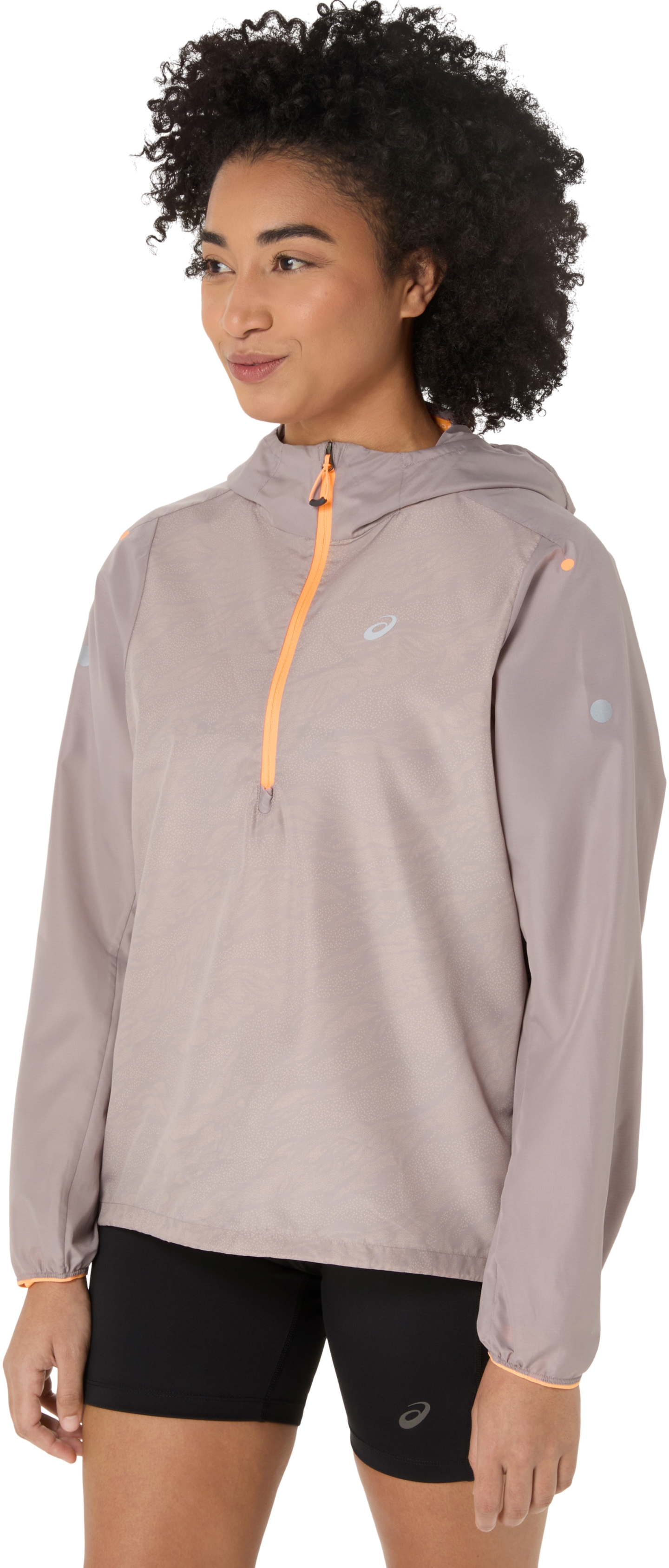 Женская куртка ASICS Fujitrail Packable Windbreaker, цвет: Серый — фото 3