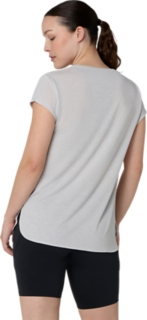 WOMEN'S HEATHER CREWNECK TOP, Image 2 of 6