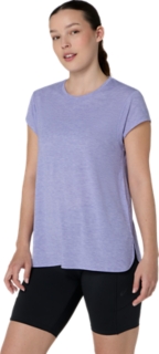 WOMEN'S HEATHER CREWNECK TOP, Image 3 of 6