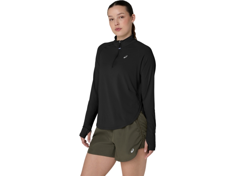 NAGINO  RUN 1/4 ZIP LS TOP thumbnail