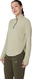 NAGINO RUN 1/4 ZIP LS TOP