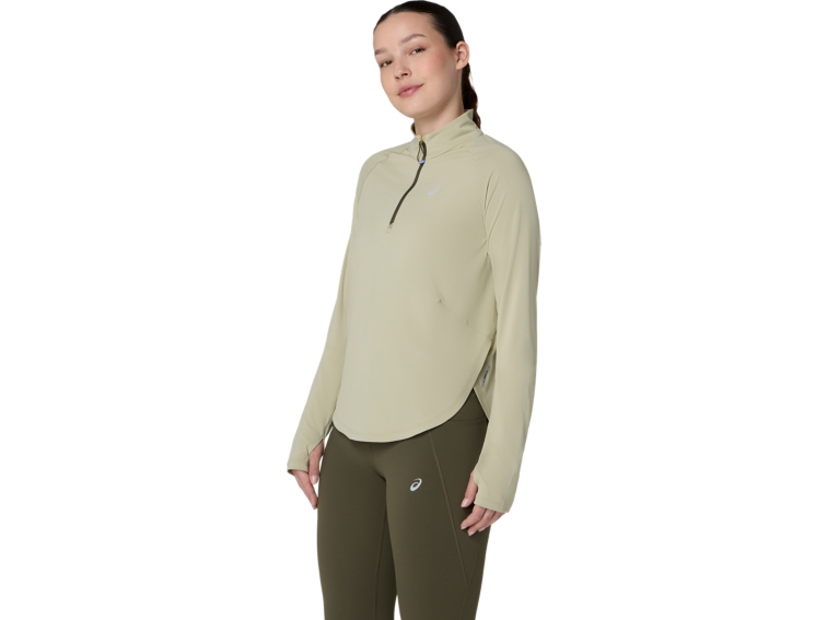 NAGINO  RUN 1/4 ZIP LS TOP thumbnail
