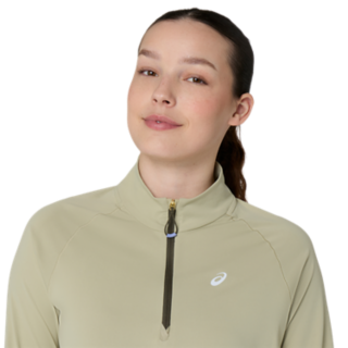 NAGINO RUN 1/4 ZIP LS TOP