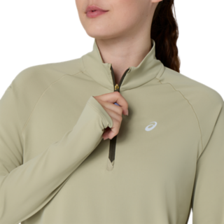 NAGINO RUN 1/4 ZIP LS TOP