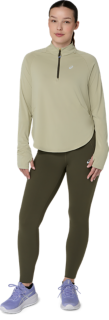 NAGINO RUN 1/4 ZIP LS TOP