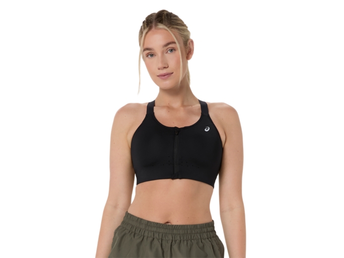 ROAD COMBINATION ZIP BRA | Women | PERFORMANCE BLACK | Women's