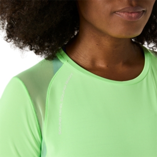 Image 5 of 7 of Women's ILLUMINATE GREEN ROAD SS TOP Short Sleeve Shirts