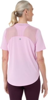 Image 2 of 8 of Women's HAZY LILAC ROAD SS TOP Running Clothing