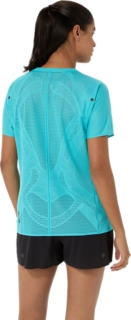 Image 2 of 6 of Women's ENERGY AQUA METARUN SS TOP Running Clothing