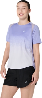 ROAD FADE SHORT SLEEVED TOP, Bluebell 3