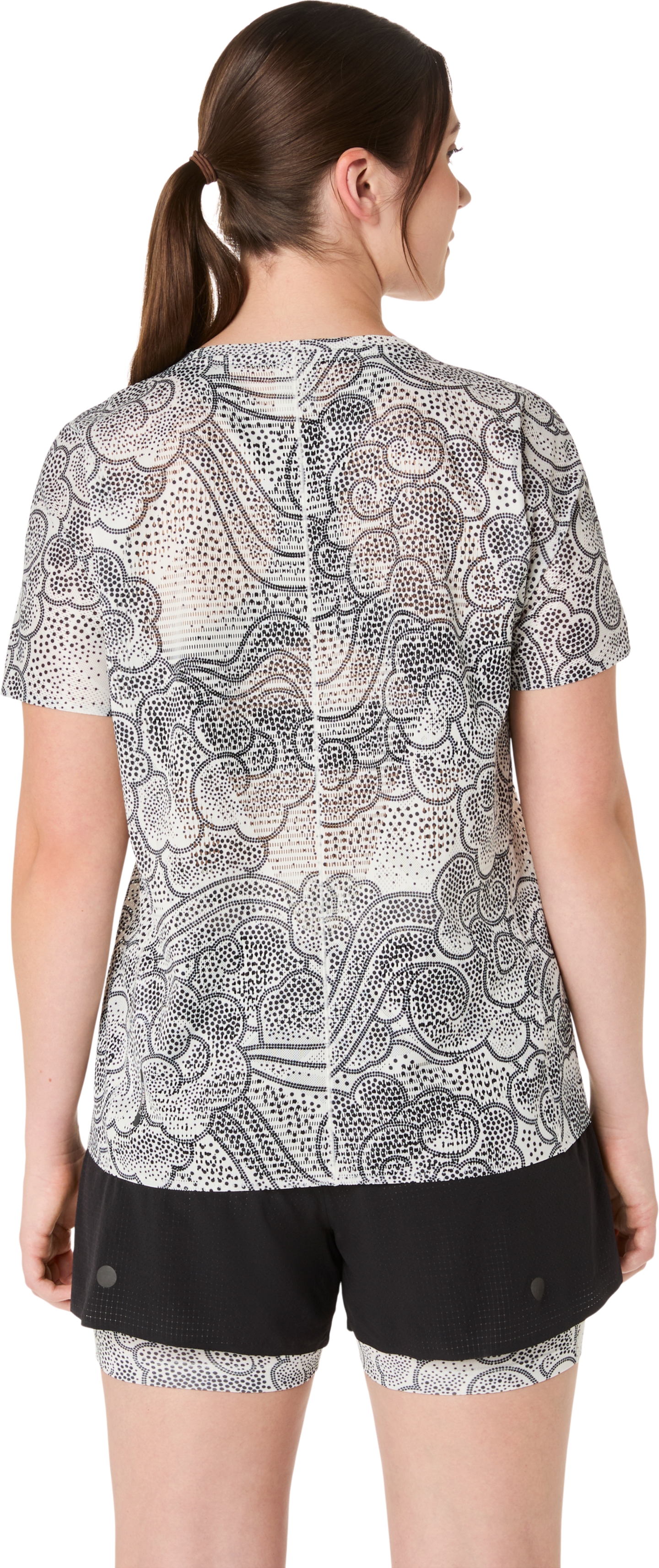 Женский топ ASICS Limited Series Metarun Short Sleeve Top, цвет: Кремовый — фото 2