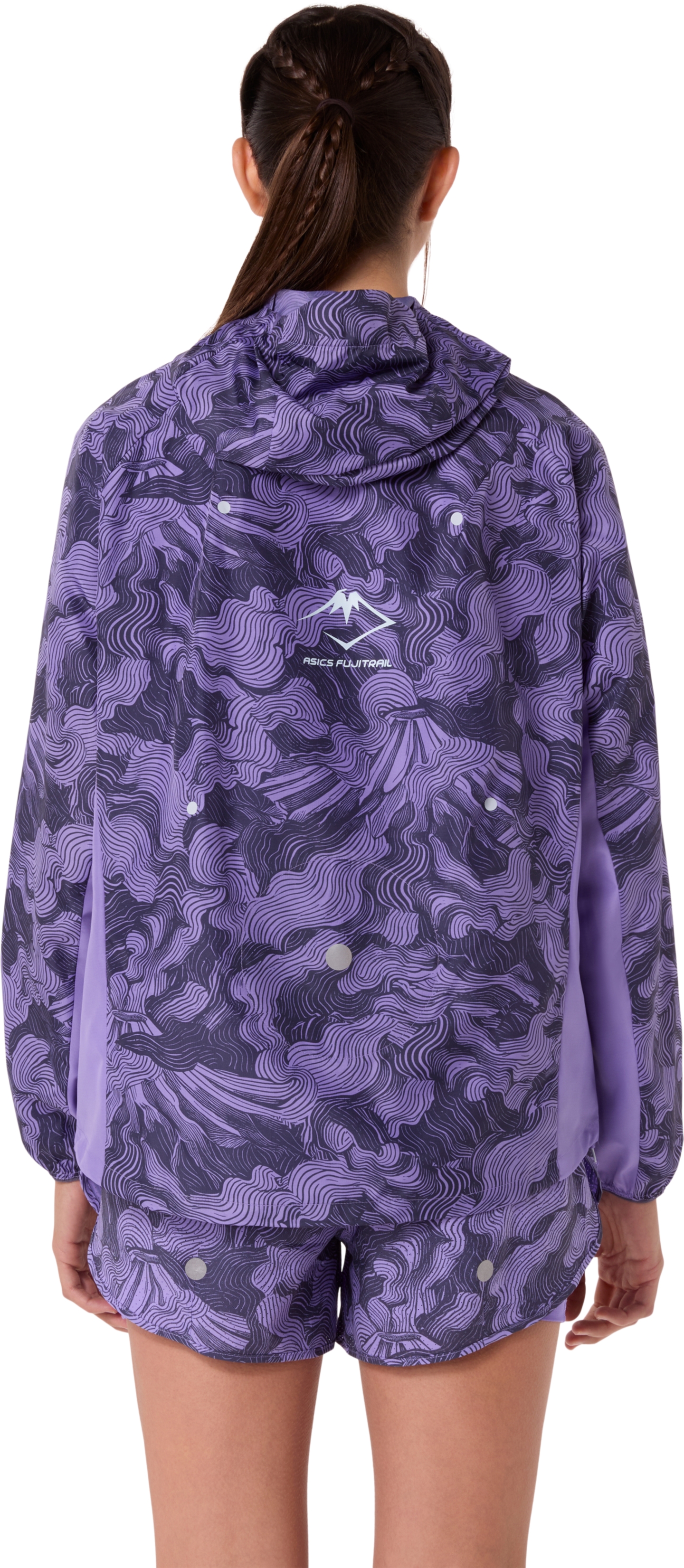 Женская куртка ASICS Fujitrail Packable, цвет: Аметистовый — фото 2