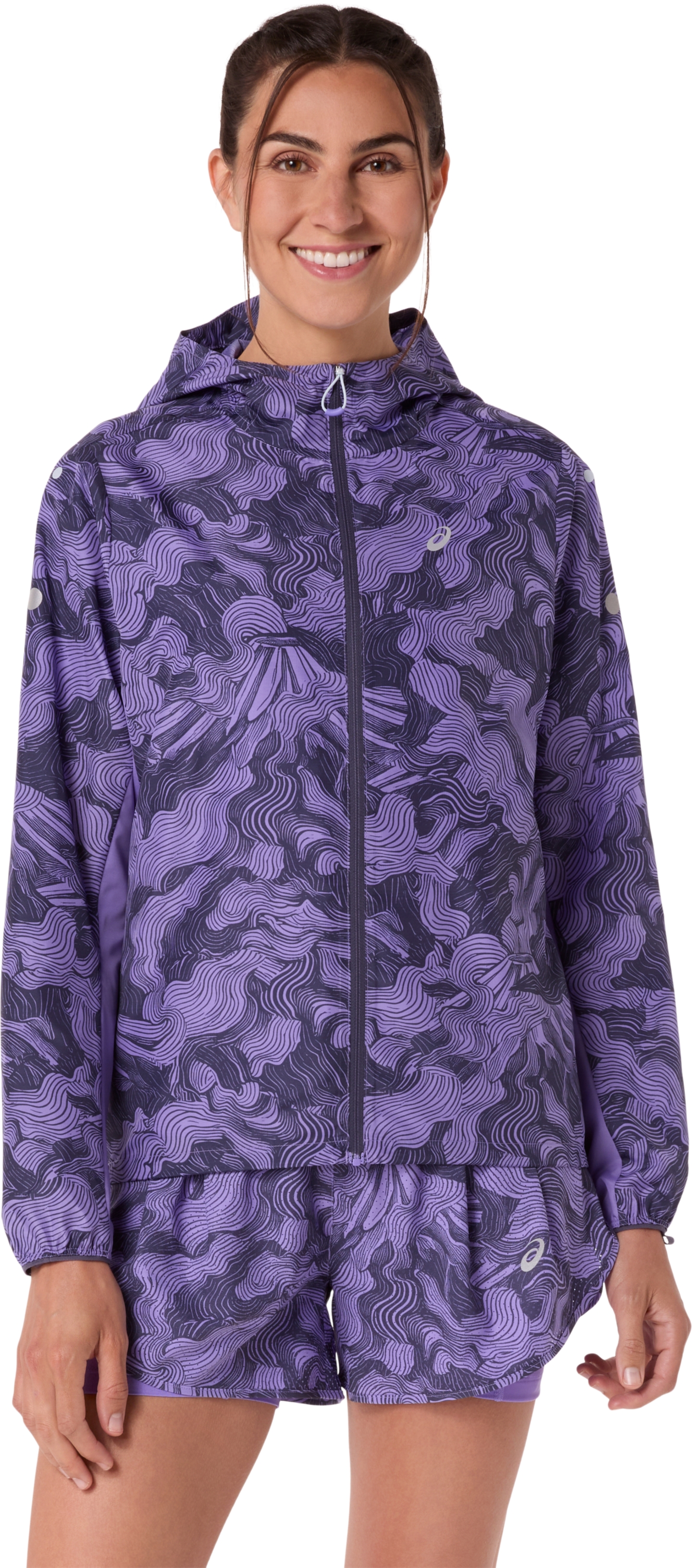 Женская куртка ASICS Fujitrail Packable, цвет: Аметистовый — фото 1