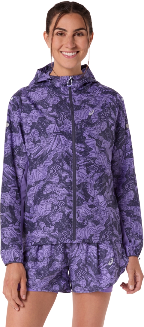 Женская куртка ASICS Fujitrail Packable, цвет: Аметистовый