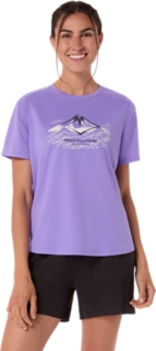 FUJITRAIL LOGO SHORT SLEEVE TOP, Amethyst 1