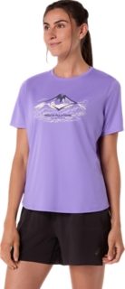FUJITRAIL LOGO SHORT SLEEVE TOP, Amethyst 3