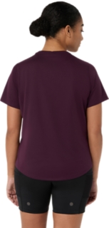 FUJITRAIL  LOGO SS TOP, Dark Aubergine 2