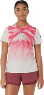 Alternative image view of FUJITRAIL ELITE GRAPHIC SS TOP,  CREAM