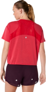 NAGINO RUN SHORT SLEEVE TOP, Speed Red 2