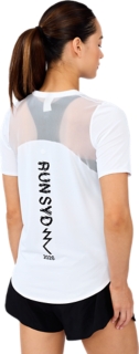 SM26 ASICS ROAD SHORT SLEEVED TOP, Brilliant White 2