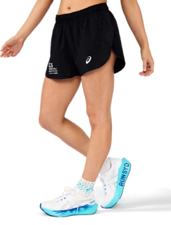 SM26 ASICS SILVER SPLIT SHORT, Performance Black 3